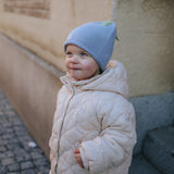 Elodie blueberry bliss furry knit beanie