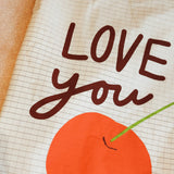 Maison D'ete peškir love you cherry much, rose