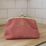 Elodie pink petite river rose toiletry bag zip&go