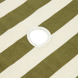 Nobodinoz beach towel with hole xl portofino pistachio stripes