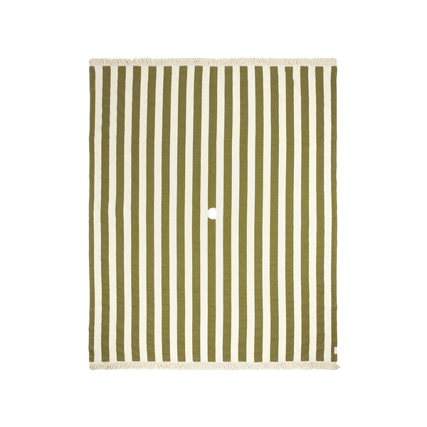 Nobodinoz portofino peškir za plažu XL stripes, pistachio