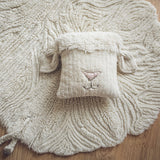 Lorena Canals woolable cushion pink nose sheep