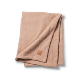 Elodie Details pearl velvet blanket, pink boucle