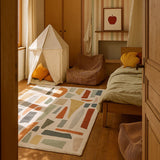 Dekornik tapeta pruge warm