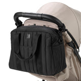 Elodie changing bag quilted, black