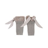 Donsje gina leg warmers, taupe teddy