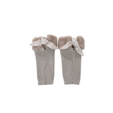 Donsje gina leg warmers, taupe teddy