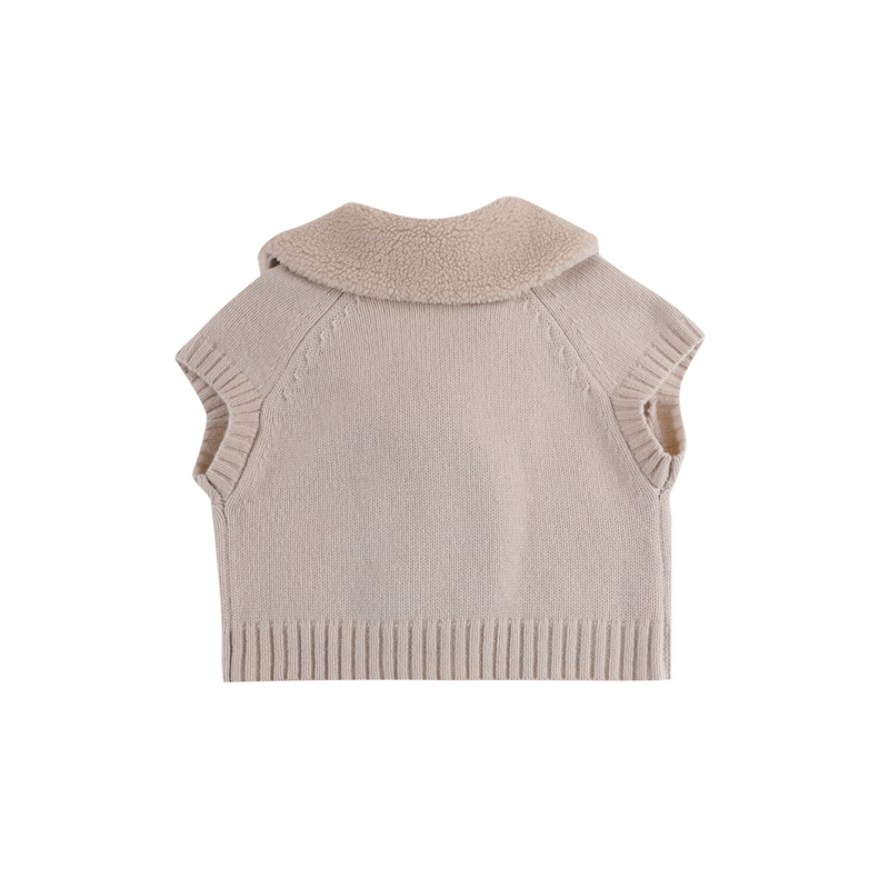 Donsje nannie waistcoat, soft sand