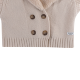 Donsje nannie merino wool waistcoat, soft sand