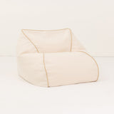 Nobodinoz marlow kid size armchair beanbag, natural