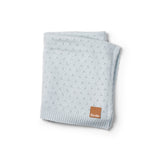 Elodie Details pointelle blanket, bermuda blue