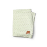 Elodie Details pointelle blanket, gelato green