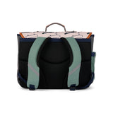 Caramel&cie gray skates schoolbag