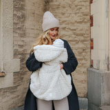 Elodie carrier & stroller cover, soft sherpa
