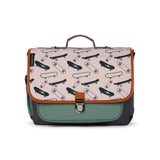 Caramel&cie gray skates schoolbag