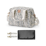 Elodie Details changing bag quilted - garden leo toile