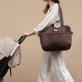 Nobodinoz waterproof stroller bag hyde park leonie brown