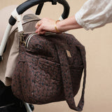 Nobodinoz waterproof stroller bag hyde park leonie brown