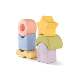 Oli&Carol 6 Geometric Figures Star Baby Stacking Toy Blocks