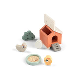 Done by deer tiny farm set igračaka clucky, mix boja