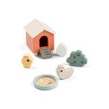 Done by deer tiny farm set igračaka clucky, mix boja