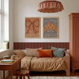 Dekornik border spanish stripes, red
