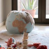 Lorena Canals pouf world map