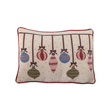 Bloomingville ornamentia jastuk, red