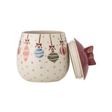 Bloomingville ornamentia tegla sa poklopcem, red