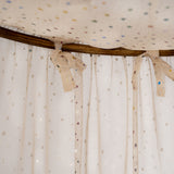 Konges Slojd bed canopy print, multi sparkle baldahin