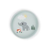 Done By Deer playground silikonski stick&stay tanjir, plavo