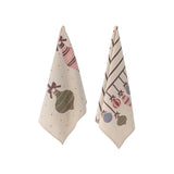 Bloomingville ornamentia kuhinjske krpe, red
