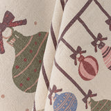 Bloomingville ornamentia kuhinjske krpe, red