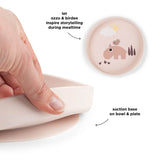 Done By Deer silicone stick&stay plate playground, powder