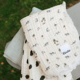 Elodie garden leo's resort bamboo muslin pelena