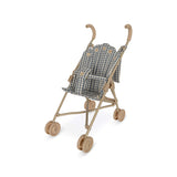 Konges Slojd doll stroller, captains blue check