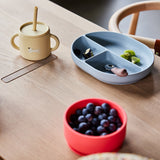 Oyoy enkei suction bowl, cherry red