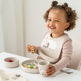 Done By Deer tiny farm stick&stay set za jelo, bež