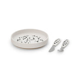 Elodie Details silicone plate set, dalmatian dots