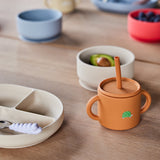 Oyoy enkei suction bowl, dusty blue