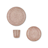 Konges Slojd dinner set glitter, sparkling rose