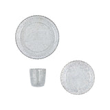 Konges Slojd dinner set glitter, sparkling blue