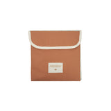 Nobodinoz sunshine double pocket eco snack bag eden green cinnamon