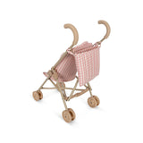 Konges Slojd doll stroller, powder pink check