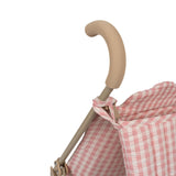 Konges Slojd doll stroller, powder pink check