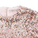 Konges Slojd haljina lila sequins, grey/rosa