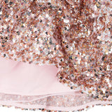 Konges Slojd haljina lila sequins, grey/rosa