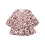 Konges Slojd haljina lila sequins, grey/rosa