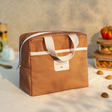 Nobodinoz sunshine insulated lunch bag cinnamon