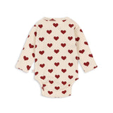 Konges Slojd minnie newborn body gots, amour rouge